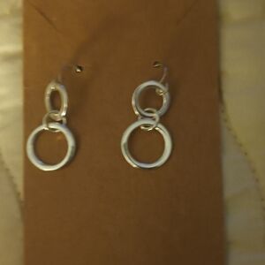 Elegant Silver Hoop Earrings